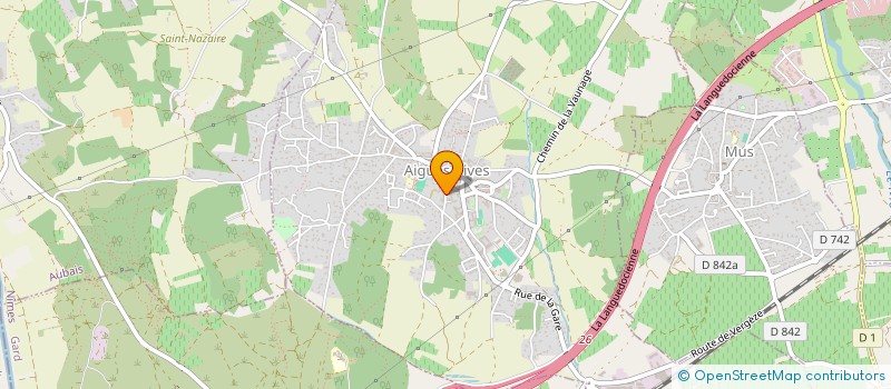localisation de l'entreprise LES TERRES DU SUD à AIGUES-VIVES