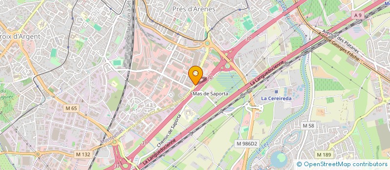 localisation de l'entreprise LES TERRES DU SUD à MONTPELLIER
