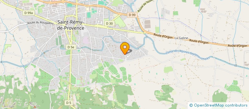 localisation de l'entreprise LES TERRES DU SUD  SAINT-REMY-DE-PROVENCE