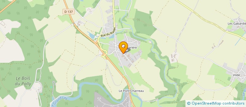 localisation de l'entreprise LES TERRES FRANCHES à CHANTONNAY