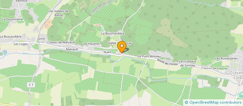 localisation de l'entreprise LES TERRES GONNIN à CRAVANT-LES-COTEAUX