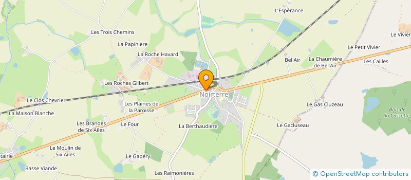 localisation de l'entreprise LES TERRES JOYEUSES  BRESSUIRE