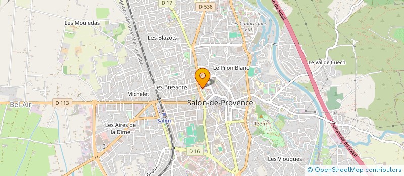 localisation de l'entreprise LES TERRES N'L  USSON-EN-FOREZ