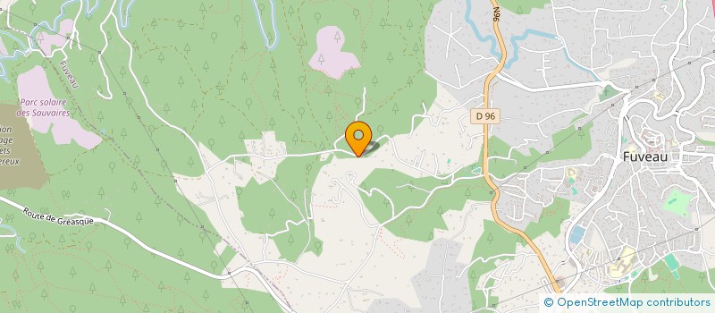 localisation de l'entreprise LES TERRES NOIRES  FUVEAU