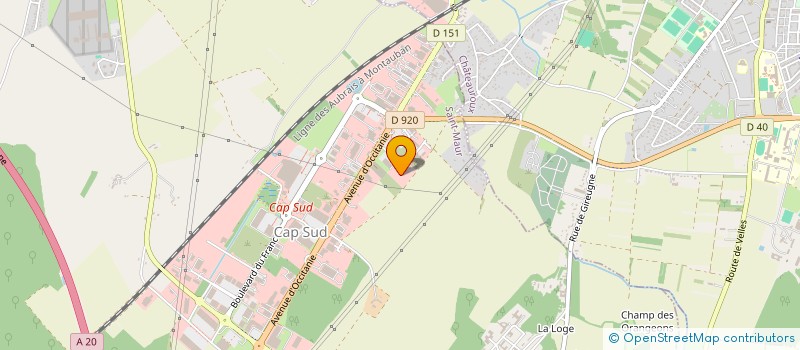 localisation de l'entreprise LES TERRES NOIRES DE SAINT MAUR à LUANT