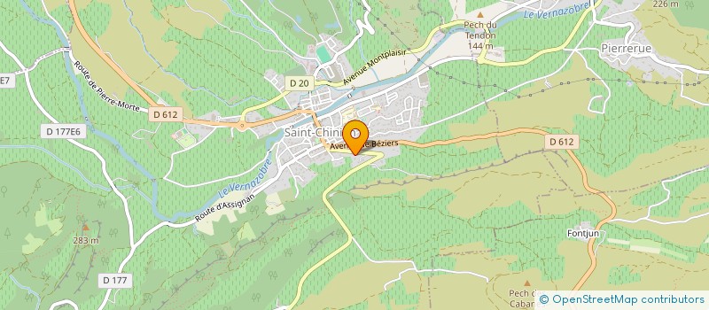 localisation de l'entreprise LES TERRES ROUGES  ASSIGNAN