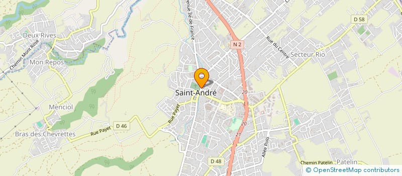 localisation de l'entreprise LES TERRIBLES à SAINT-ANDRE