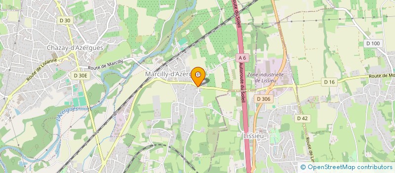 localisation de l'entreprise LES TERRIBLES  MARCILLY-D'AZERGUES