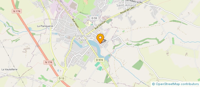 localisation de l'entreprise LES TERRIERS  TORIGNY-LES-VILLES