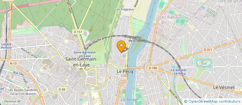 localisation de l'entreprise LES TERRIERS  LE PECQ