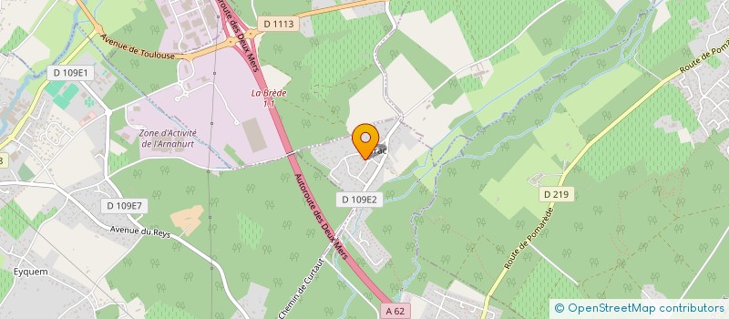 localisation de l'entreprise LES TERRITOIRES AUDACIEUX à SAINT MEDARD D'EYRANS