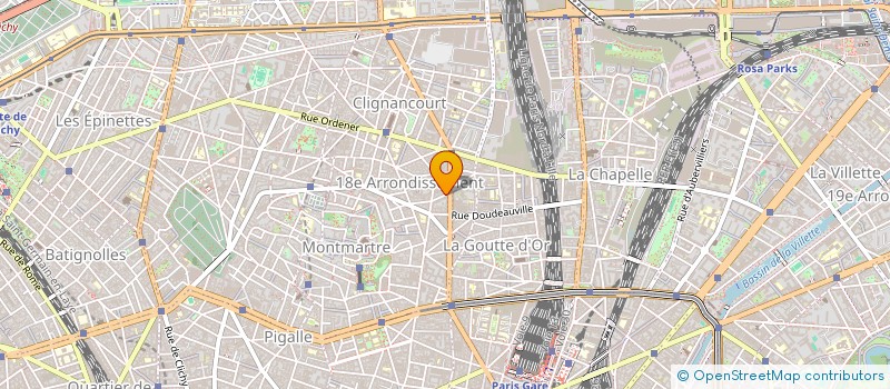 localisation de l'entreprise LES TERROIRS DU CONGO  PARIS