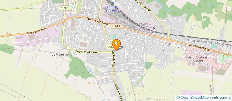 localisation de l'entreprise LES TERROIRS NUMIDES SAS  ROMILLY-SUR-SEINE