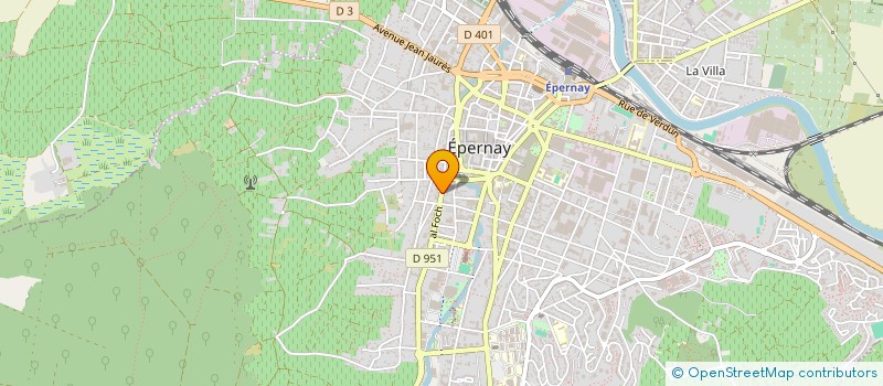 localisation de l'entreprise LES TET'S  EPERNAY