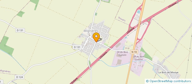 localisation de l'entreprise LES TETES BRULEES à MIGNIERES
