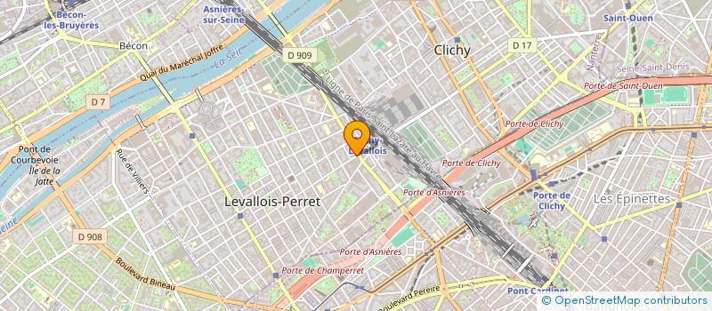 localisation de l'entreprise LES TETES CHERCHEUSES à LEVALLOIS-PERRET
