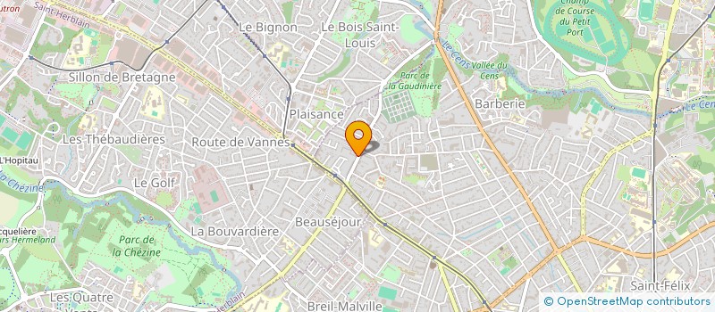 localisation de l'entreprise LES TETES CHERCHEUSES PAYS DE LA LOIRE à NANTES
