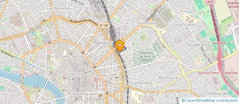 localisation de l'entreprise LES TETES DE L'ART  TOULOUSE