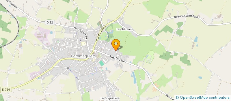 localisation de l'entreprise LES TETES DE MORT  COMMEQUIERS