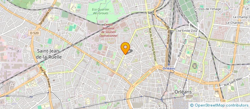 localisation de l'entreprise LES TETES MARCHEUSES à ORLEANS