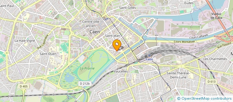 localisation de l'entreprise LES TETES PENCHEES à CAEN