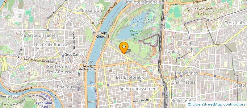 localisation de l'entreprise LES TETONS FRIPONS - CABARET BURLESQUE  LYON