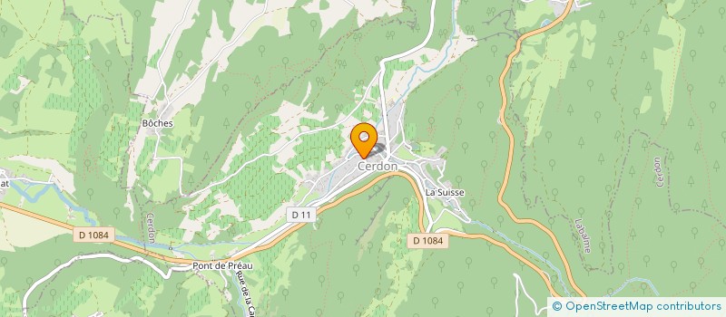 localisation de l'entreprise LES THAMPHIDES à CERDON