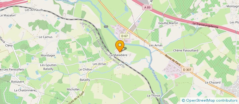 localisation de l'entreprise LES THANH  SAINT-ROMAIN-DE-POPEY