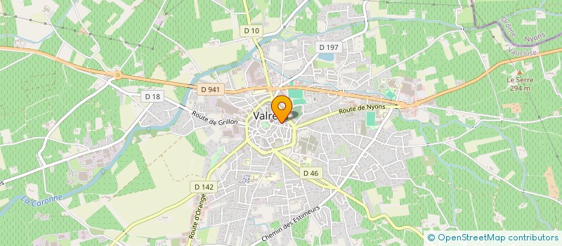 localisation de l'entreprise LES THEATRES PIERRE ROUX à VALREAS