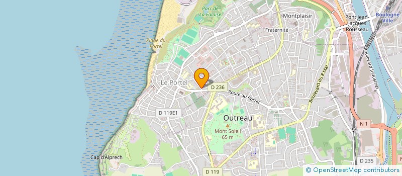 localisation de l'entreprise LES THEATREUX  LE PORTEL