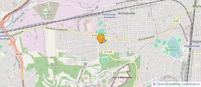 localisation de l'entreprise LES THERMES  AMNEVILLE