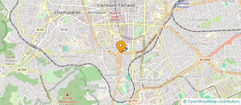 localisation de l'entreprise LES THERMES JAPY  CLERMONT-FERRAND