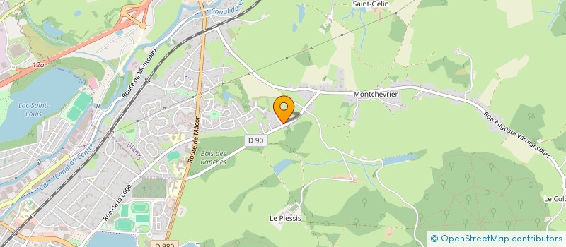 localisation de l'entreprise LES THIBOURINS  BLANZY