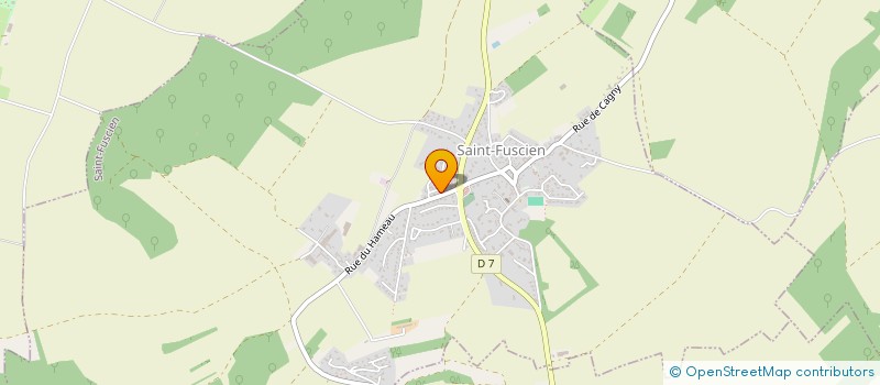 localisation de l'entreprise LES THOLINES  SAINT-FUSCIEN