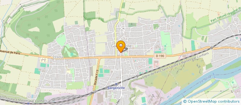 localisation de l'entreprise LES THOMAS DEL RIO  GARGENVILLE