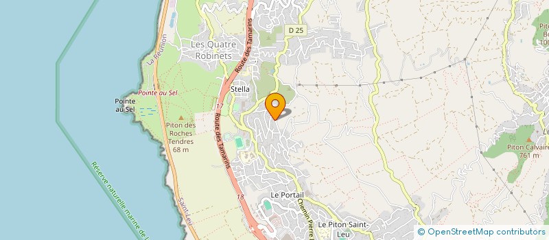 localisation de l'entreprise LES TI PINPINS à SAINT-LEU