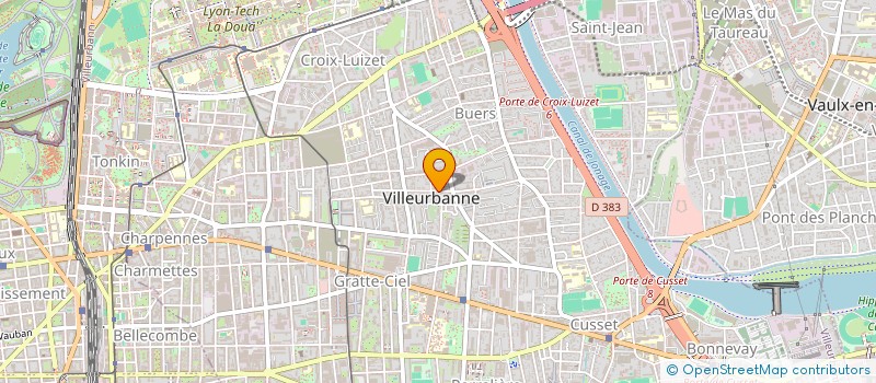 localisation de l'entreprise LES TIC TAC DU DESERT  VILLEURBANNE