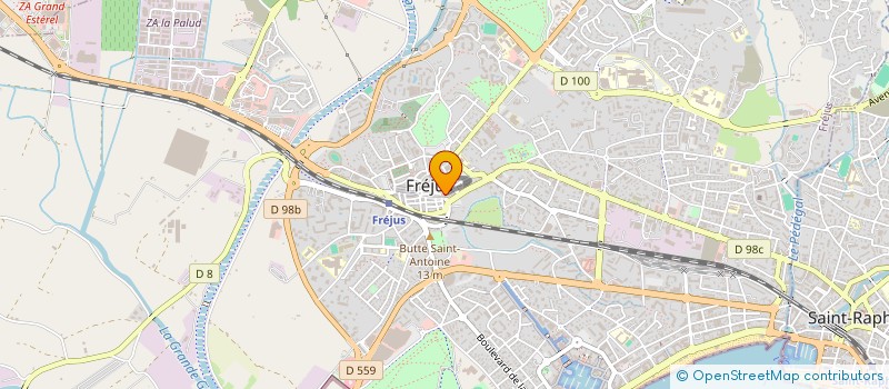 localisation de l'entreprise LES TICOEUR à FREJUS