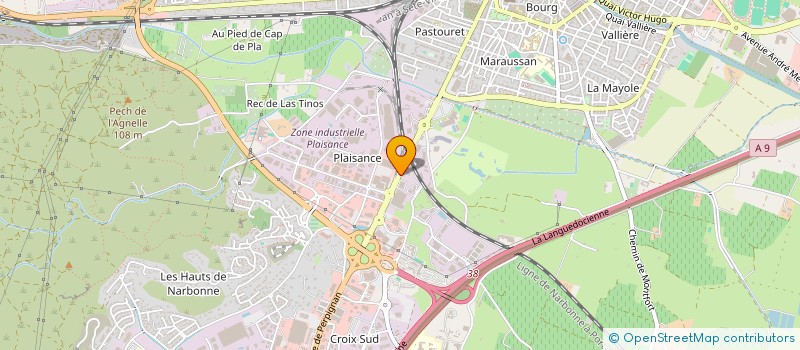 localisation de l'entreprise LES TIFS à NARBONNE