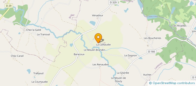 localisation de l'entreprise LES TILLETTES à LESTERPS