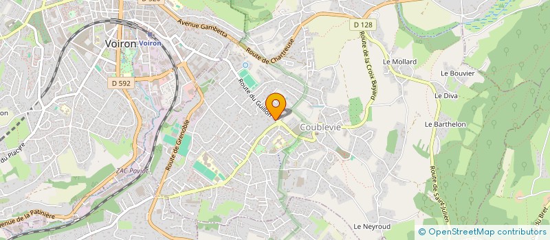 localisation de l'entreprise LES TILLEULS à COUBLEVIE