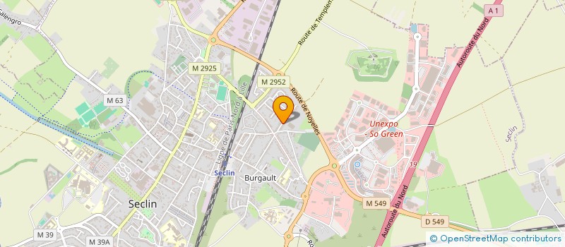 localisation de l'entreprise LES TILLEULS à SECLIN