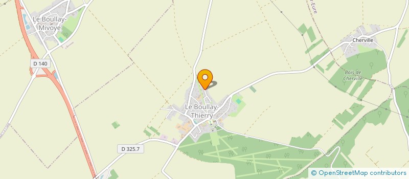localisation de l'entreprise LES TILLEULS à LE BOULLAY-THIERRY