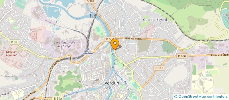 localisation de l'entreprise LES TILLEULS à VERDUN