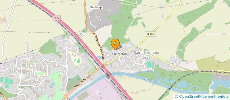 localisation de l'entreprise LES TILLEULS  CANNES-ECLUSE