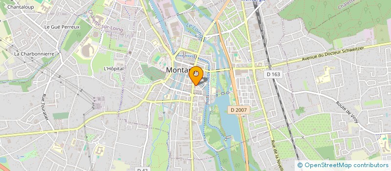 localisation de l'entreprise LES TILLEULS à MONTARGIS