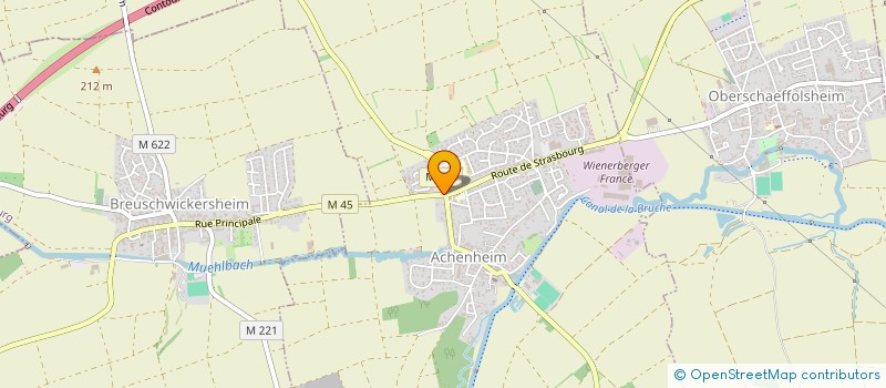 localisation de l'entreprise LES TILLEULS  ACHENHEIM