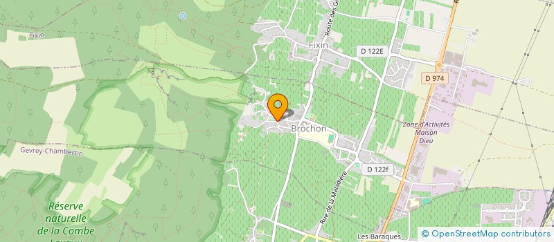 localisation de l'entreprise LES TILLEULS  BROCHON