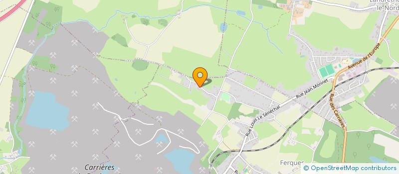 localisation de l'entreprise LES TILLEULS  SAINT-INGLEVERT