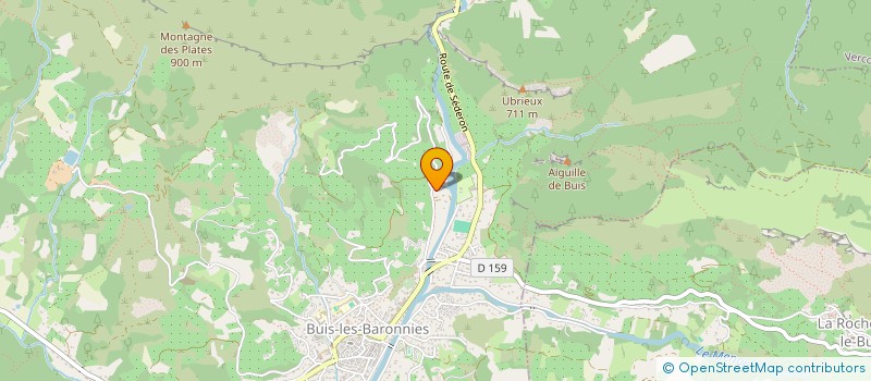 localisation de l'entreprise LES TILLEULS à BUIS-LES-BARONNIES